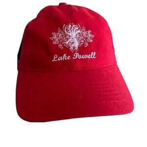 Lake Powell Red Hat Cap Adjustable Cotton Souvenir New with Tags